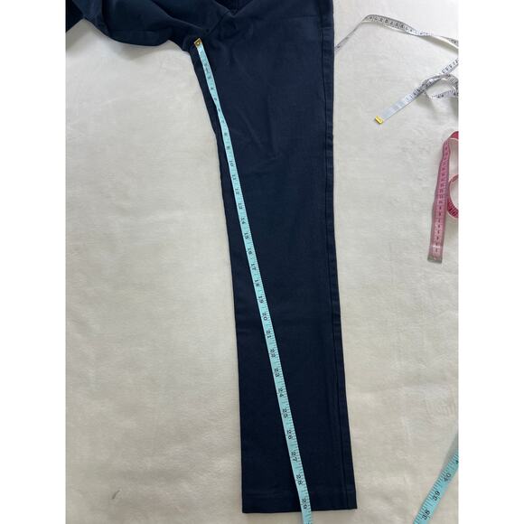 LK Bennett London Dark Indigo Blue Denim Legging Pants Women's 4 Capsule - Picture 4 of 5